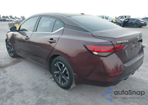 2025 Nissan Sentra Sv z USA, uszkodzony, nr VIN 3N1AB8CV6SY215981